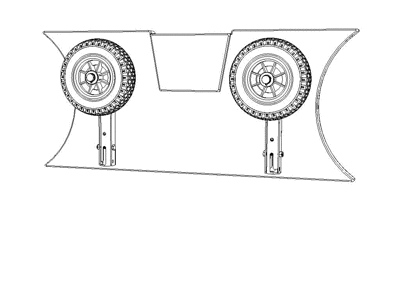 Rodas de lançamento, para barco, lançamento, SUPROD MD200, Aço inoxidável A4 3